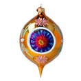 Load image into Gallery viewer, Golden Twilight Handmade Glass Christmas ornament 2024-288