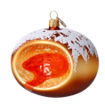 Load image into Gallery viewer, Sugared Ruby Doughnut Premium christmas glass ornament 2024-329