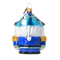 Load image into Gallery viewer, Blue Nutcracker - Handmade Glass Christmas Ornament. 2025-026