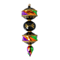 Załaduj obraz do przeglądarki galerii, Jewel of the Night - Drop. Handmade Glass Christmas ornament. 2025-028
