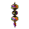 Załaduj obraz do przeglądarki galerii, Jewel of the Night - Drop. Handmade Glass Christmas ornament. 2025-028