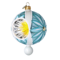 Load image into Gallery viewer, Winter Sunflower Handmade Glass Christmas ornament 2025-048