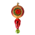 Load image into Gallery viewer, Ruby Elegance Handmade Glass Christmas ornament Retro Glass Reflector Ornament 2025-113