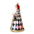 Załaduj obraz do przeglądarki galerii, Gilded Harlequin Father Christmas Premium christmas glass ornament 2025-163