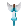 Load image into Gallery viewer, Blue Celestial Angel Glass Christmas Tree Topper