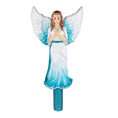 Załaduj obraz do przeglądarki galerii, Blue Celestial Angel Glass Christmas Tree Topper 2025-177