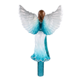 Załaduj obraz do przeglądarki galerii, Blue Celestial Angel Glass Christmas Tree Topper 2025-177