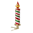 Load image into Gallery viewer, Festive Flame Handmade Glass Christmas ornaments Candle free blowing 2025-180