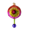 Load image into Gallery viewer, Winter Sunflower Handmade Glass Christmas ornament Reflector 2025-189