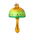 Load image into Gallery viewer, Mossgold Cap Toadstool Handmade Glass Christmas ornament 2025-199