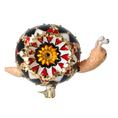 Load image into Gallery viewer, Gilded Harlequin Snail Premium christmas glass ornament 2025-213