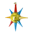 Load image into Gallery viewer, Golden Spectrum Sunburst Glass Christmas ornament free blowing PRE-ORDER 2026-073
