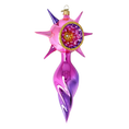 Załaduj obraz do przeglądarki galerii, Rose Luminary Star Glass Christmas ornament free blowing PRE-ORDER 2026-076