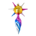 Load image into Gallery viewer, Prismatic Harmony Starr Star Glass Christmas ornament free blowing PRE-ORDER