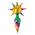 Załaduj obraz do przeglądarki galerii, Emerald Radiance Star Glass Christmas ornament free blowing PRE-ORDER 2026-078