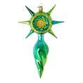 Load image into Gallery viewer, Golden Dawn Star Glass Christmas ornament free blowing PRE-ORDER 2026-079
