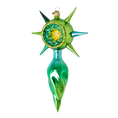 Load image into Gallery viewer, Golden Dawn Star Glass Christmas ornament free blowing PRE-ORDER 2026-079