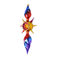 Załaduj obraz do przeglądarki galerii, Solar Spectrum Star Glass Christmas ornament free blowing PRE-ORDER 2026-081