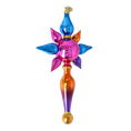 Załaduj obraz do przeglądarki galerii, Crimson Frost Star Glass Christmas ornament free blowing PRE-ORDER 2026-093