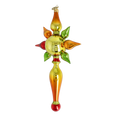 Load image into Gallery viewer, Golden Hearth Star Glass Christmas ornament free blowing PRE-ORDER 2026-096