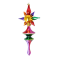 Load image into Gallery viewer, Crimson Carnival Star Glass Christmas ornament free blowing PRE-ORDER 2026-100