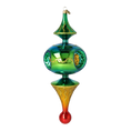 Załaduj obraz do przeglądarki galerii, Emerald Core Glass Christmas ornament free blowing PRE-ORDER 2026-106