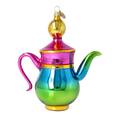 Załaduj obraz do przeglądarki galerii, Rainbow Brew Pot Free Blowing Glass Ornament 2026-109