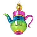 Załaduj obraz do przeglądarki galerii, Rainbow Brew Pot Free Blowing Glass Ornament 2026-109