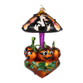 Load image into Gallery viewer, Pumpkin Carousel Whirling Pumpkin Parade Halloween Handmade Glass Christmas ornament