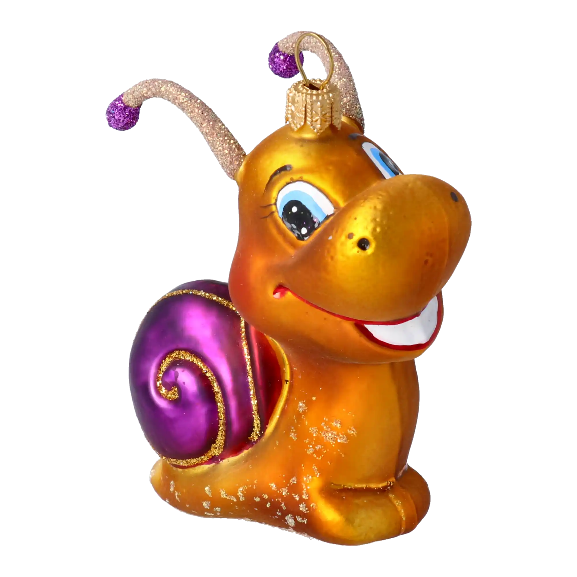 Ślimak Szklana Ozdoba