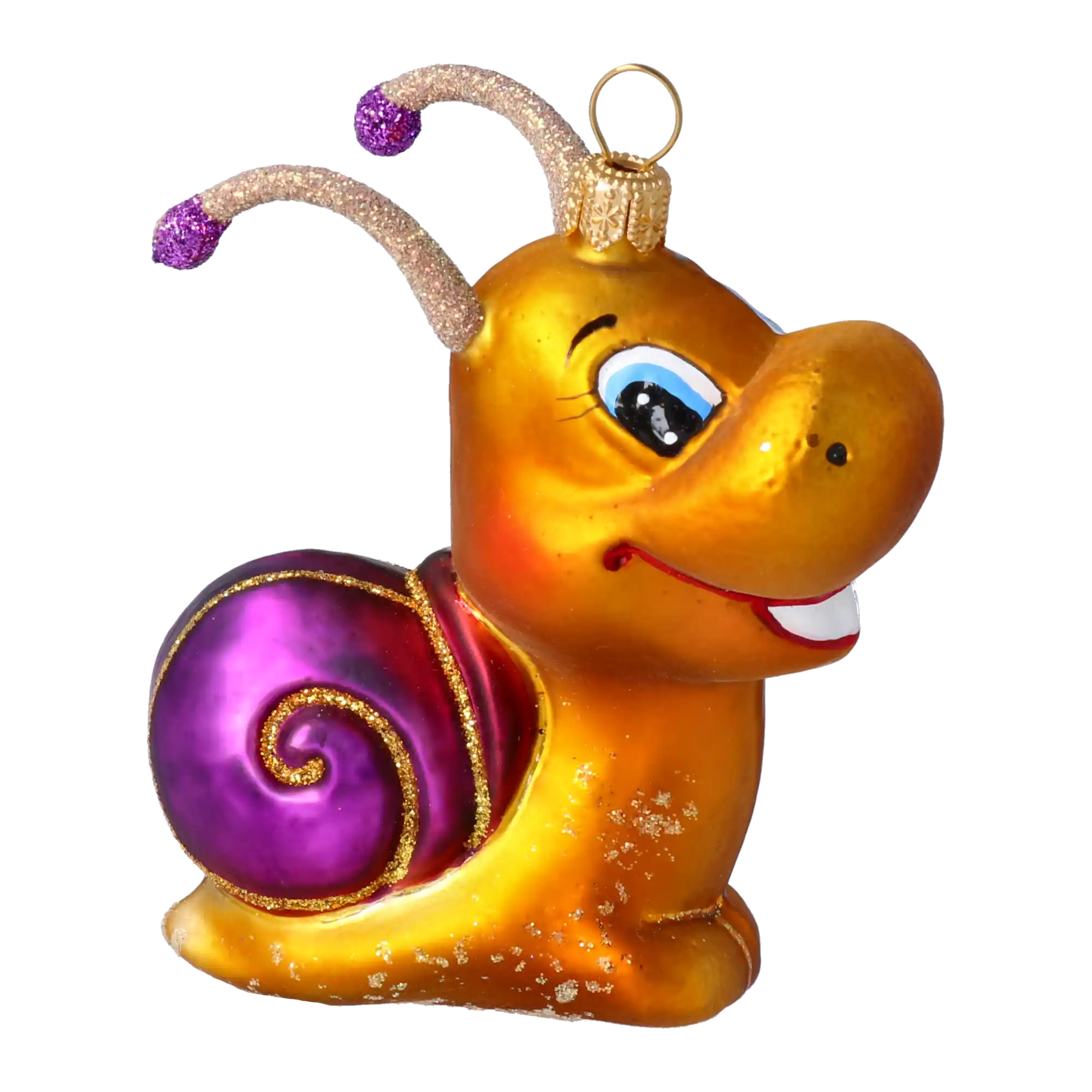 Ślimak Szklana Ozdoba