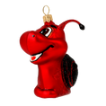 Załaduj obraz do przeglądarki galerii, Scarlet Red Snail Premium christmas glass ornament 2020-003
