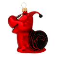 Załaduj obraz do przeglądarki galerii, Scarlet Red Snail Premium christmas glass ornament 2020-003
