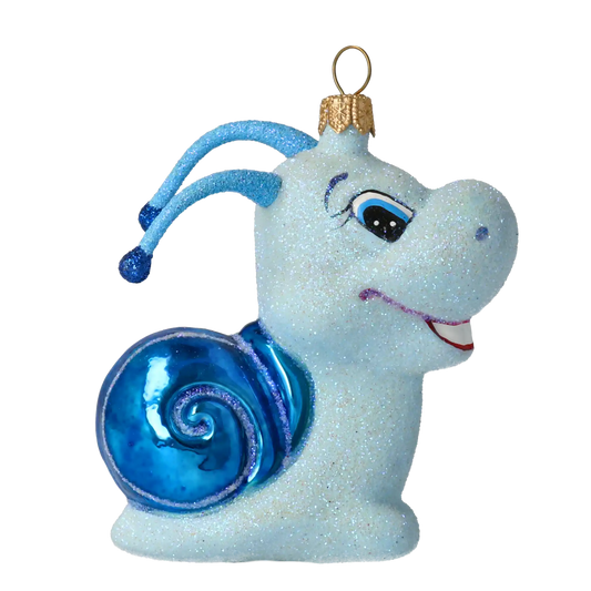 Ślimak Szklana Ozdoba