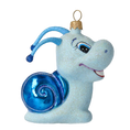 Load image into Gallery viewer, Azure Sapphire Snail Premium christmas glass ornament 2020-007
