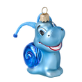 Load image into Gallery viewer, Azure Sapphire Snail Premium christmas glass ornament 2020-007
