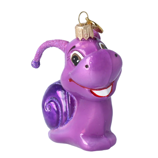 Ślimak Szklana Ozdoba