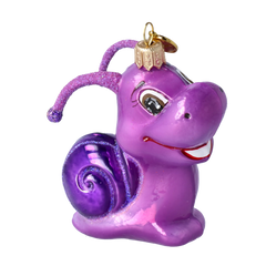 Curious Snail in Violet