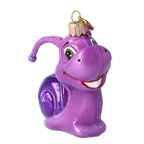 Jovial Amethyst Wanderer | Hand-Painted Glass Ornament | Blubom 2020-008