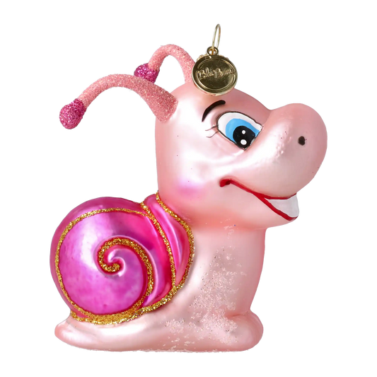 Ślimak Szklana Ozdoba