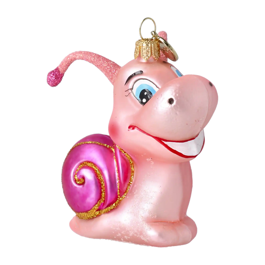 Ślimak Szklana Ozdoba