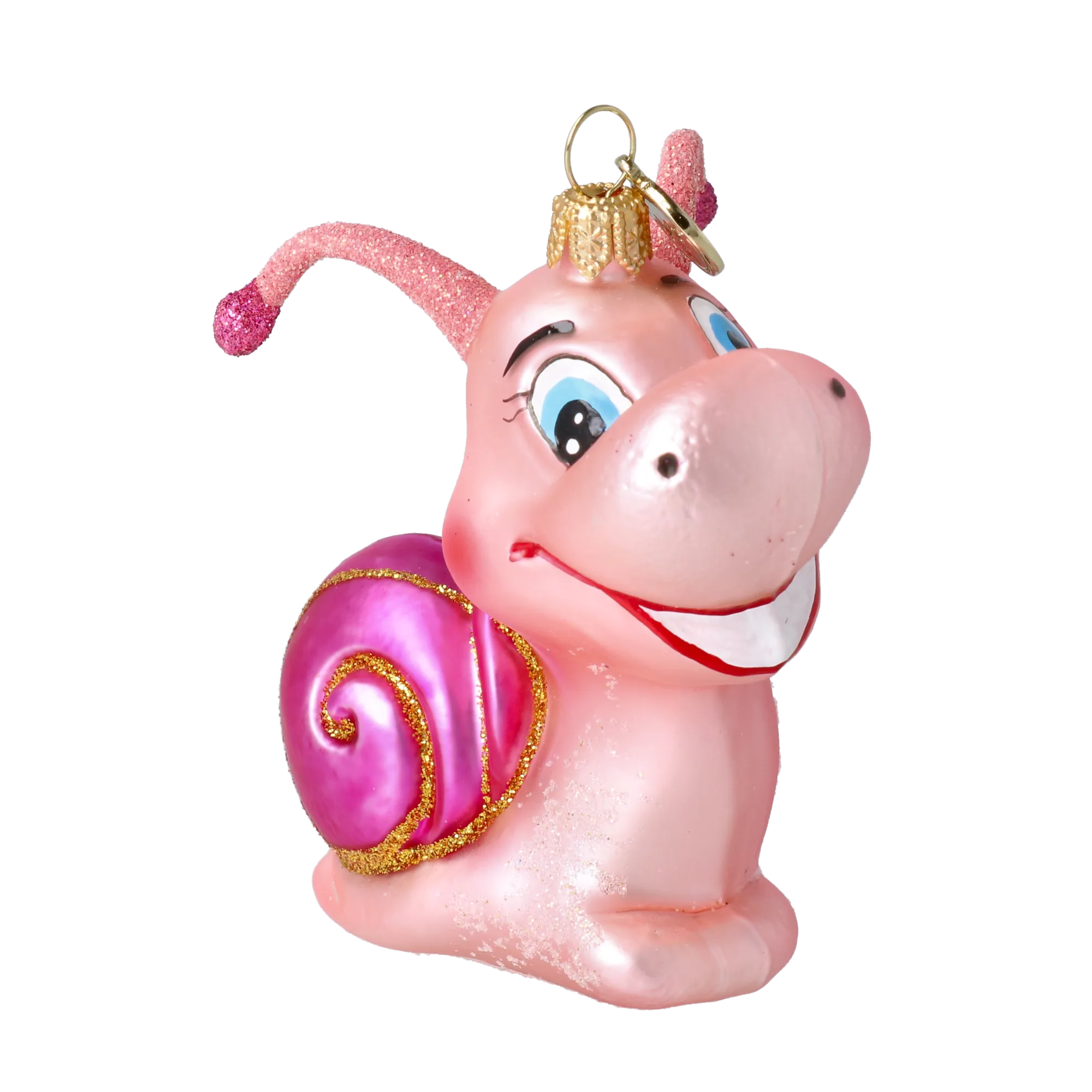 Blushing Garden Voyager | Hand-Painted Glass Ornament | Blubom 2020-009