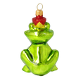 Załaduj obraz do przeglądarki galerii, Emerald Frog Prince Premium christmas glass ornament 2020-010
