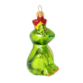 Załaduj obraz do przeglądarki galerii, Emerald Frog Prince Premium christmas glass ornament 2020-010
