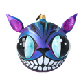 Załaduj obraz do przeglądarki galerii, Moon Cat. Handmade Glass Christmas ornament. 2020-017
