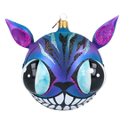 Indigo Riddle | Hand-Painted Glass Ornament | Blubom 2020-017