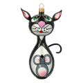Midnight Secret Keeper | Hand-Painted Glass Ornament | Blubom 2020-019