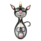 Midnight Secret Keeper | Hand-Painted Glass Ornament | Blubom 2020-019