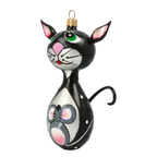 Midnight Secret Keeper | Hand-Painted Glass Ornament | Blubom 2020-019