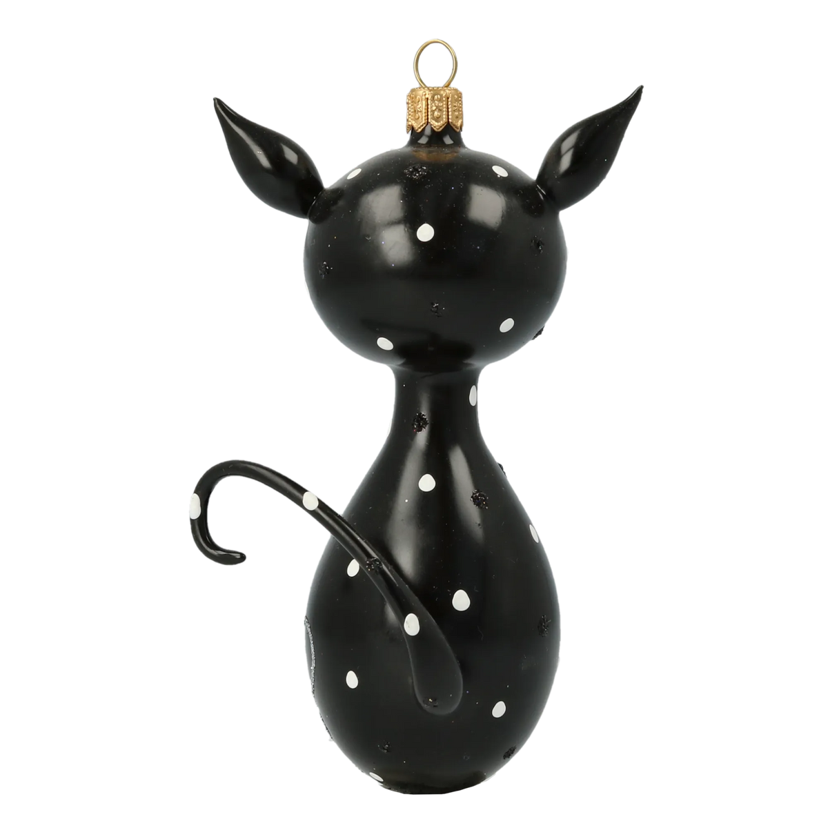 Midnight Secret Keeper | Hand-Painted Glass Ornament | Blubom 2020-019